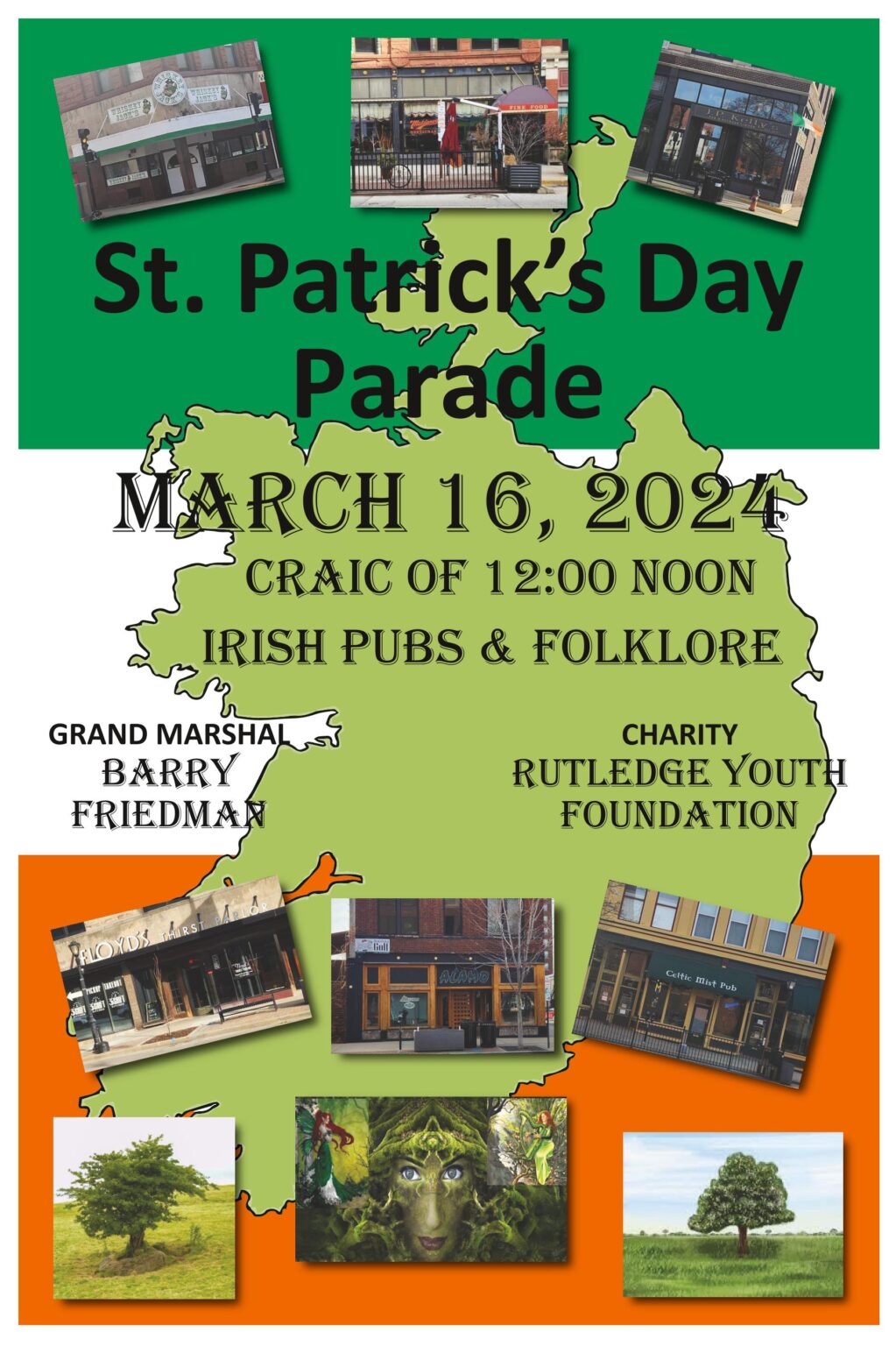 2024 Parade Poster Saint Patrick's Day Parade Springfield IL